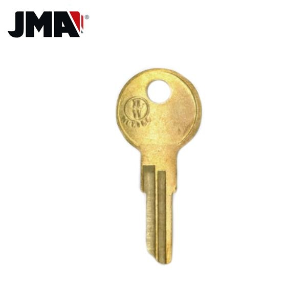 IL11 / 1043J Illinois Cabinet Key - Brass (JMA TIM-1DE) - UHS Hardware