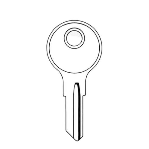 IN29 / 1054UN Ilco Cabinet Key - Nickle (JMA-ILC-3) - UHS Hardware