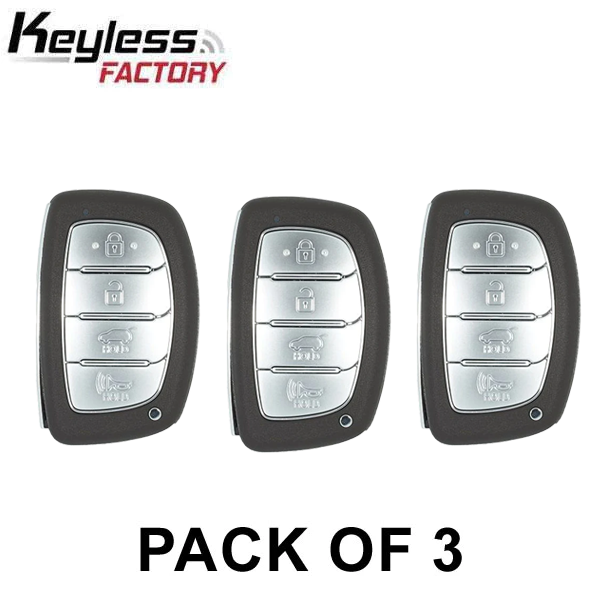 3 x 2020-2021 Hyundai Ioniq / 4-Button Smart Key / PN: 95440-G2500 / TQ8-FOB-4F11 (AE PE) (AFTERMARKET) (Pack of 3) - UHS Hardware