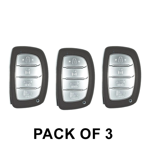 3 x 2020-2021 Hyundai Ioniq / 4-Button Smart Key / PN: 95440-G2500 / TQ8-FOB-4F11 (AE PE) (AFTERMARKET) (Pack of 3) - UHS Hardware