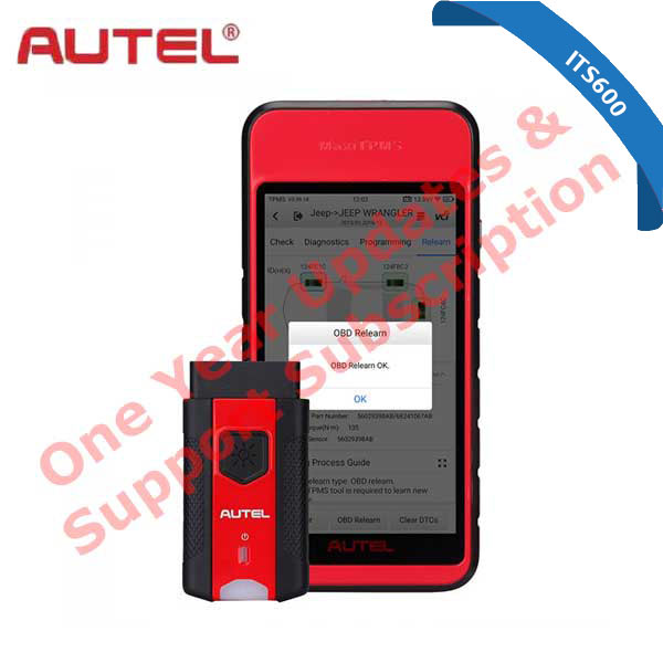 Autel - MaxiTPMS ITS600 - TPMS Service and Diagnostics - Updates & Support Sub - 1 YEAR - UHS Hardware