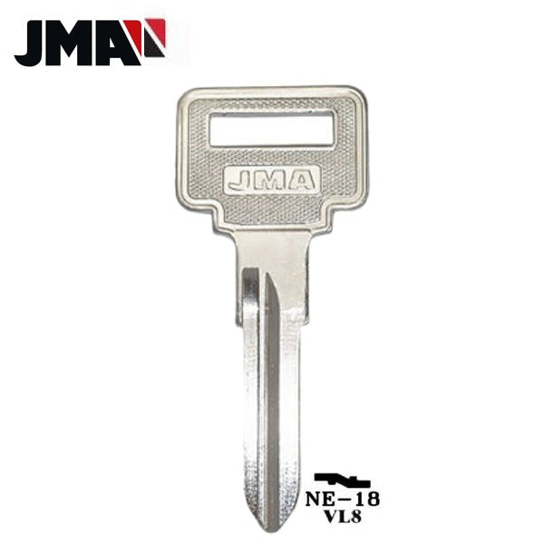 JMA - NE18 / VL8 / X140 Volvo Mechanical Key (JMA-NE-18) - UHS Hardware