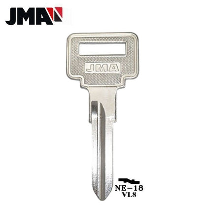 JMA - NE18 / VL8 / X140 Volvo Mechanical Key (JMA-NE-18) - UHS Hardware