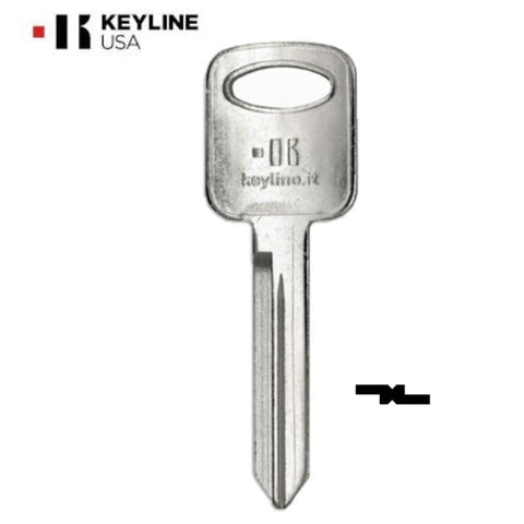 Keyline H75 Ford / Lincoln / Mercury / Mazda  Metal Key (KLN-BH75) - UHS Hardware