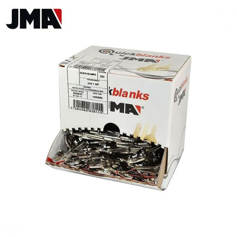 KW1 Keys - Nickel Finish Kwikset Key Blanks (JMA)  Pack of 250 - UHS Hardware