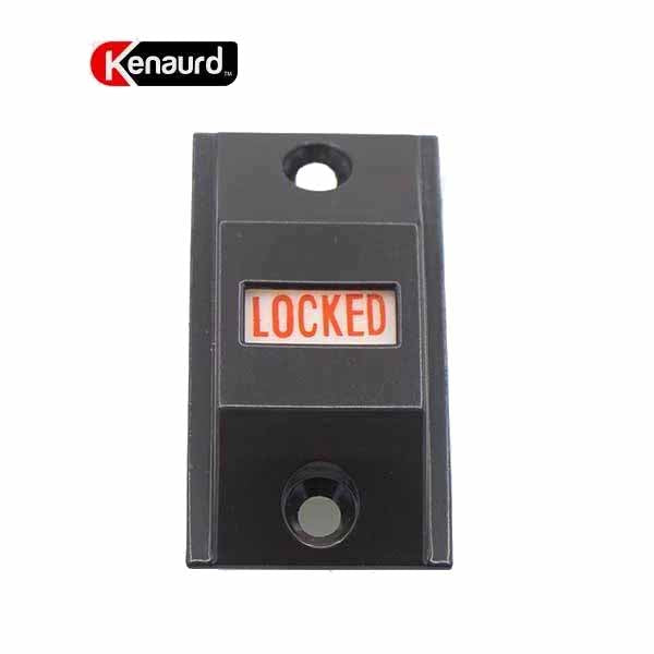 Commercial Storefront Lock Indicator - Anodized Bronze (DURA) - UHS Hardware