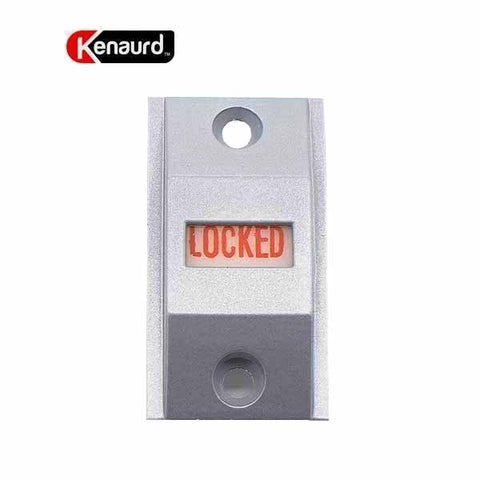 Commercial Storefront Lock Indicator - Anodized Silver - UHS Hardware