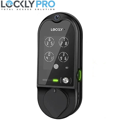 Lockly - PGD798 - Vision Doorbell Video Camera Smart Lock Deadbolt - Fingerprint Reader - Bluetooth - WiFi Hub - Fire Rated - Optional Finish - UHS Hardware