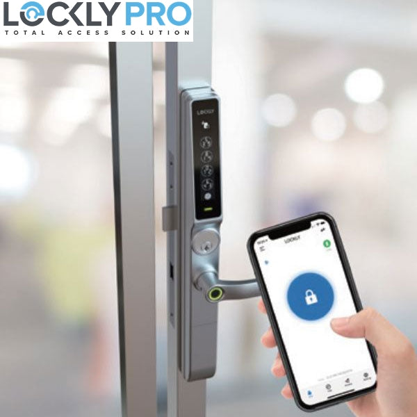 Lockly Pro - PGD238TWS - Defender Biometric Electronic Mortise Thumb Turn Set - RFID - Fingerprint Reader - Wifi - Bluetooth - Stainless Steel - (PREORDER) - UHS Hardware
