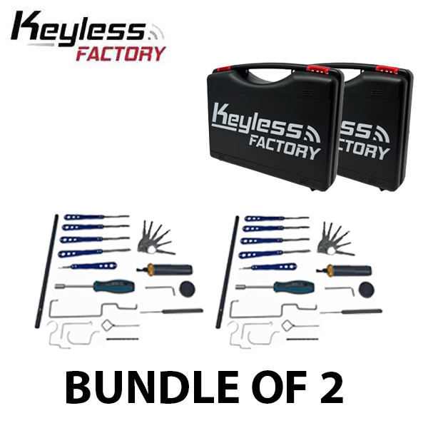 KeylessFactory - GM Ignition Service Kit - 10 Cut - Column Mount & In Dash Ignitions - 18 PCS (BUNDLE OF 2) - UHS Hardware