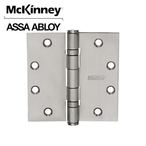 McKinney - Mac Pro - MPB91 - Full Mortise Hinge - 5 Knuckle - 4.5 "x 4.5" - Standard Weight - Satin Stainless Steel - UHS Hardware