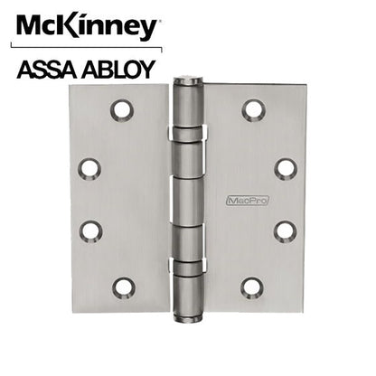 McKinney - Mac Pro - MPB91 - Full Mortise Hinge - 5 Knuckle - 4.5 "x 4.5" - Standard Weight - Satin Stainless Steel - UHS Hardware