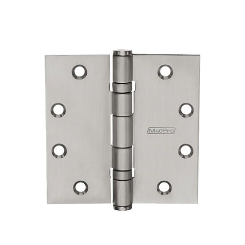 McKinney - Mac Pro - MPB91 - Full Mortise Hinge - 5 Knuckle - 4.5 "x 4.5" - Standard Weight - Satin Stainless Steel - UHS Hardware