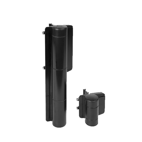 Locinox - Mammoth-9005 - Heavy Duty - 180° - Hydraulic Gate Closer and Hinge - Black - Up to 330lbs - UHS Hardware