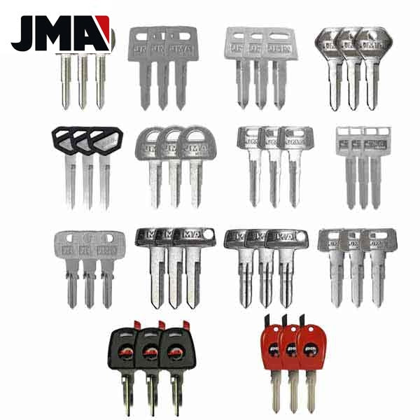 Motorcycle STARTER Pack Bundle - 245 Motorcycle/ Motorbike Keys - UHS Hardware