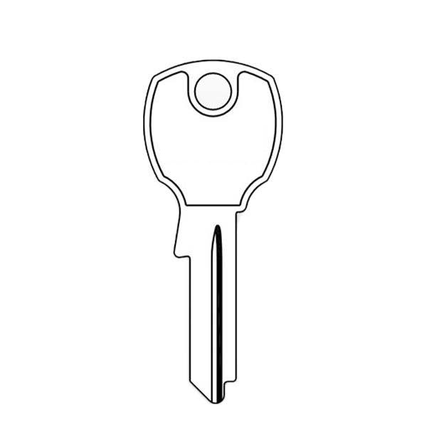 NA24 / 1069LC National Cabinet Key - Brass (JMA-NTR-1D) - UHS Hardware