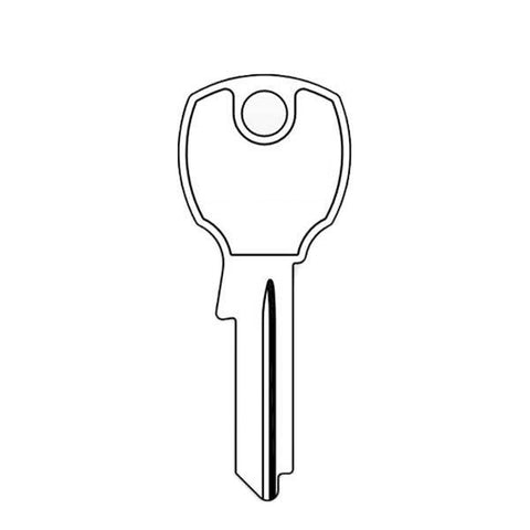 NA24 / 1069LC National Cabinet Key - Brass (JMA-NTR-1D) - UHS Hardware