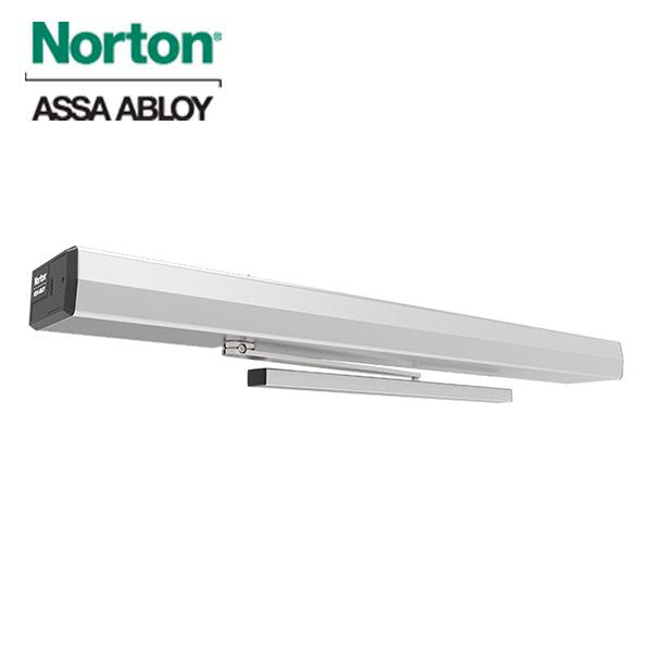 Norton - 6211 / 6311 - Electromechanical Low Energy Operator - Door Closer - High Traffic - Wifi Interface - Non Handed - Optional Push / Pull - Satin Aluminum - Fire Rated - UHS Hardware