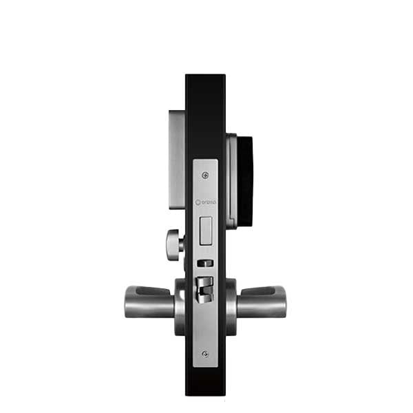 Orbita - S3072 - Mortise Hotel Lock - RFID - Hidden Cylinder - 6 VDC - Silver - Grade 2 - UHS Hardware