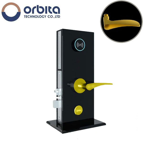 Orbita - S3074 - Mortise Hotel Lock - SPLIT Design - RFID - Optional Lever Style - 6 VDC - Optional Finish - Grade 2 - UHS Hardware