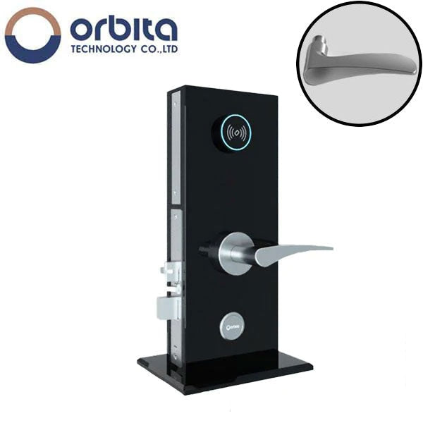 Orbita - S3074 - Mortise Hotel Lock - SPLIT Design - RFID - Optional Lever Style - 6 VDC - Optional Finish - Grade 2 - UHS Hardware