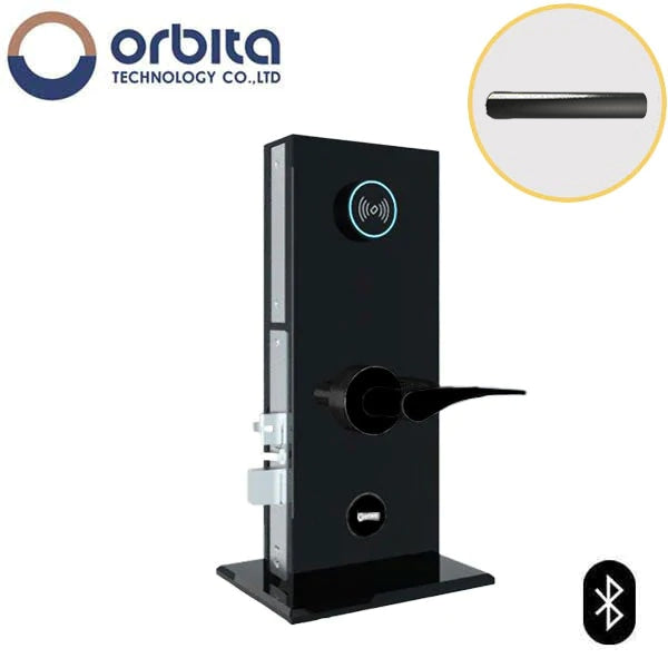 Orbita - S3074SBT - Mortise Hotel Lock -  SPLIT Design - Bluetooth & RFID - Optional Lever Style - 6 VDC - Optional Finish - Grade 2 - UHS Hardware