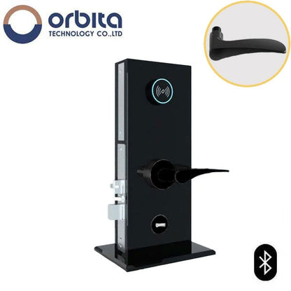 Orbita - S3074SBT - Mortise Hotel Lock -  SPLIT Design - Bluetooth & RFID - Optional Lever Style - 6 VDC - Optional Finish - Grade 2 - UHS Hardware