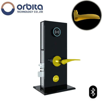 Orbita - S3074SBT - Mortise Hotel Lock -  SPLIT Design - Bluetooth & RFID - Optional Lever Style - 6 VDC - Optional Finish - Grade 2 - UHS Hardware