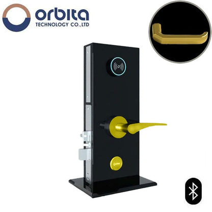 Orbita - S3074SBT - Mortise Hotel Lock -  SPLIT Design - Bluetooth & RFID - Optional Lever Style - 6 VDC - Optional Finish - Grade 2 - UHS Hardware