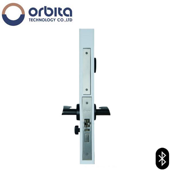 Orbita - S3074SBT - Mortise Hotel Lock -  SPLIT Design - Bluetooth & RFID - Optional Lever Style - 6 VDC - Optional Finish - Grade 2 - UHS Hardware