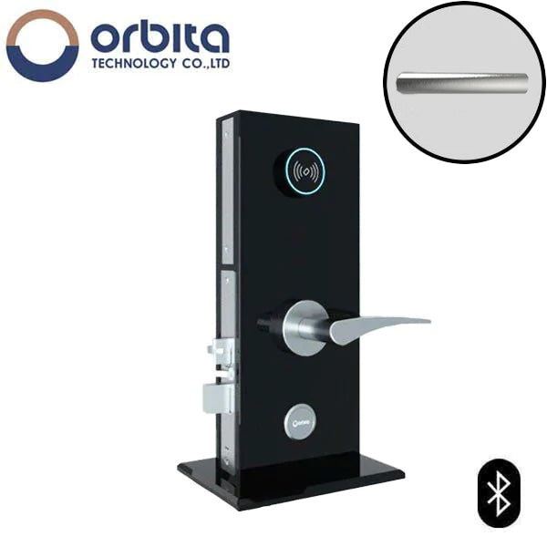 Orbita - S3074SBT - Mortise Hotel Lock -  SPLIT Design - Bluetooth & RFID - Optional Lever Style - 6 VDC - Optional Finish - Grade 2 - UHS Hardware