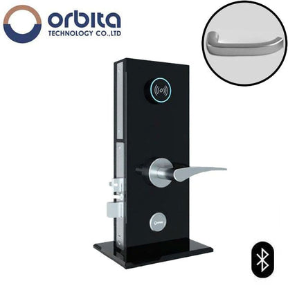Orbita - S3074SBT - Mortise Hotel Lock -  SPLIT Design - Bluetooth & RFID - Optional Lever Style - 6 VDC - Optional Finish - Grade 2 - UHS Hardware