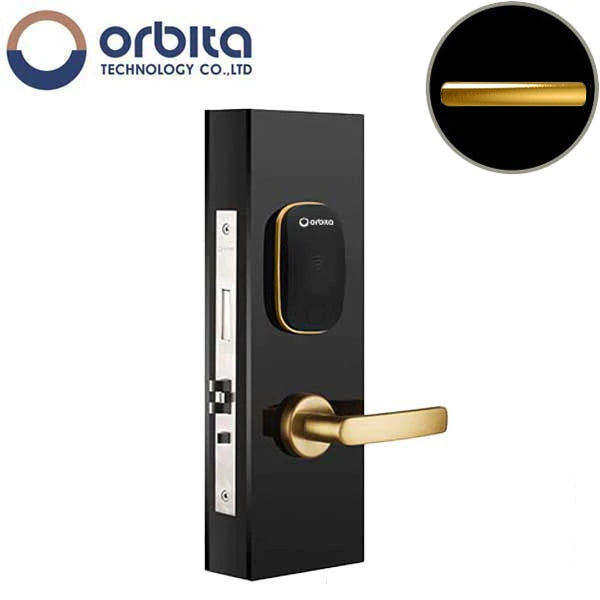 Orbita - S3078 - Mortise Hotel Lock - SPLIT Design - RFID - Optional Lever Style - 6 VDC - Optional Finish - Grade 2 - UHS Hardware