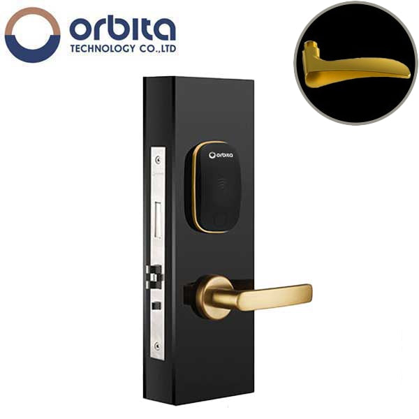 Orbita - S3078 - Mortise Hotel Lock - SPLIT Design - RFID - Optional Lever Style - 6 VDC - Optional Finish - Grade 2 - UHS Hardware