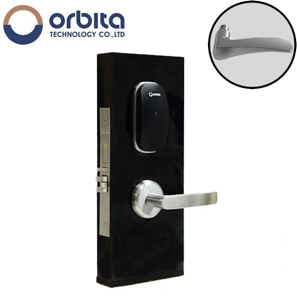 Orbita - S3078 - Mortise Hotel Lock - SPLIT Design - RFID - Optional Lever Style - 6 VDC - Optional Finish - Grade 2 - UHS Hardware