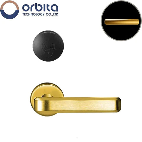 Orbita - S3079 - Mortise Hotel Lock - SPLIT Design - RFID - Optional Lever Style - 6 VDC - Optional Finish - Grade 2 - UHS Hardware