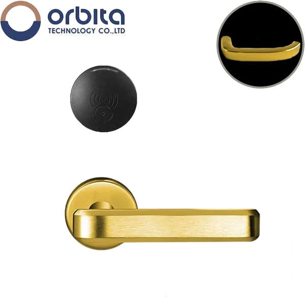 Orbita - S3079 - Mortise Hotel Lock - SPLIT Design - RFID - Optional Lever Style - 6 VDC - Optional Finish - Grade 2 - UHS Hardware