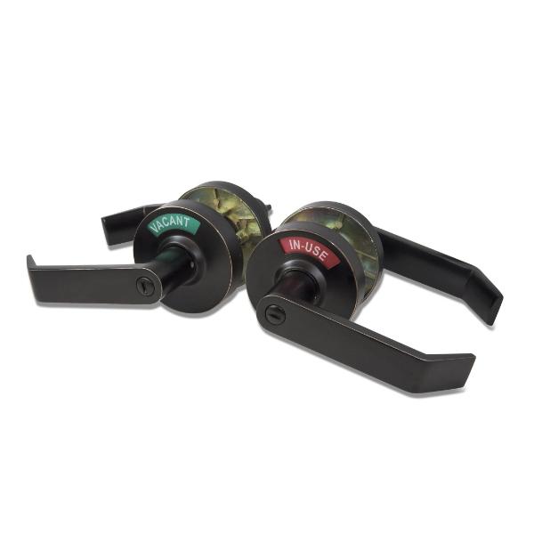 Privacy Commercial Lever Handle w/ INDICATOR - ORB - UHS Hardware