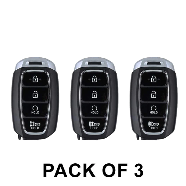 3 x 2020-2021 Hyundai Palisade / 4-Button Smart Key / PN: 95440-S8310 / TQ8-FOB-4F19 / (AFTERMARKET) (Pack of 3) - UHS Hardware