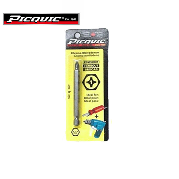 PICQUIC - 3" Length Powerbits - Optional Bit Sizes - Phillips - UHS Hardware