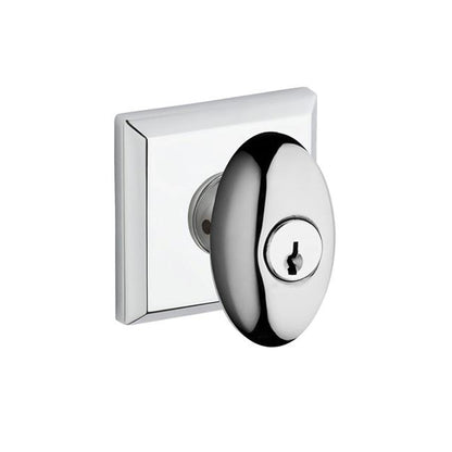 Baldwin Estate - Traditional Square Reserve Deadbolt - Optional Function - 260 - Polished Chrome - Grade 1 - UHS Hardware