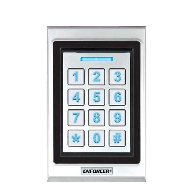 Seco-Larm - Access Control Digital Keypad - 1000 Users - Weatherproof - Metal Housing - w/ PROX Card Reader - UHS Hardware