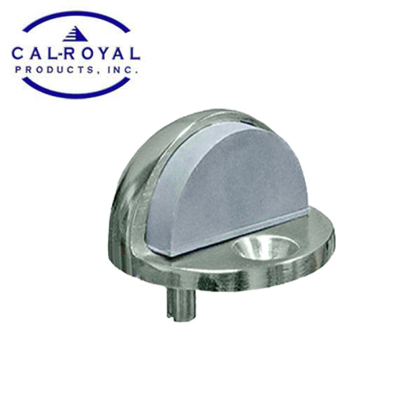 Cal-Royal - ZNLS-21 - Dome Door Stop - 1-3/4" - Low Profile - Satin Chrome - UHS Hardware