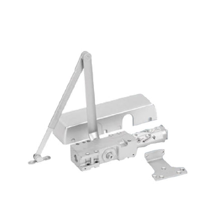 GAAB - R403-00 - Door Closers - Fire Rated - Adjustable Arm - Sizes 1-6 - Satin Stainless - Grade 1 - UHS Hardware