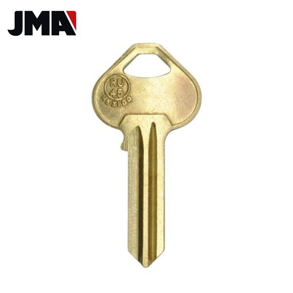 RU45 / 1011D1 5-Pin Corbin Russwin Key - Brass (JMA-RUS-4E) - UHS Hardware