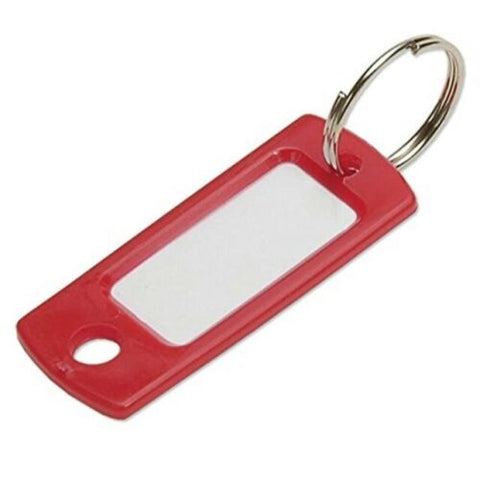 LuckyLine - 16970 - Key Tag with Ring - Red - UHS Hardware