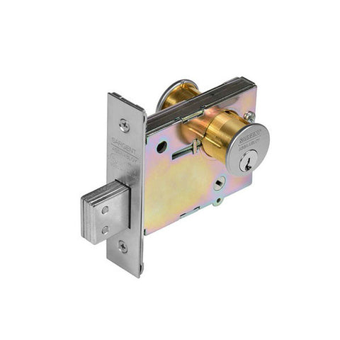 Sargent - 4874 - Double Cylinder Mortise Deadlock - Entry / Office - Satin Chrome - Grade 1 - UHS Hardware