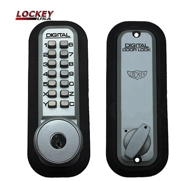 Lockey - 2210KO - Mechanical Keypad Keyless Deadbolt Lock - Single Combination w/ Key Override - UHS Hardware