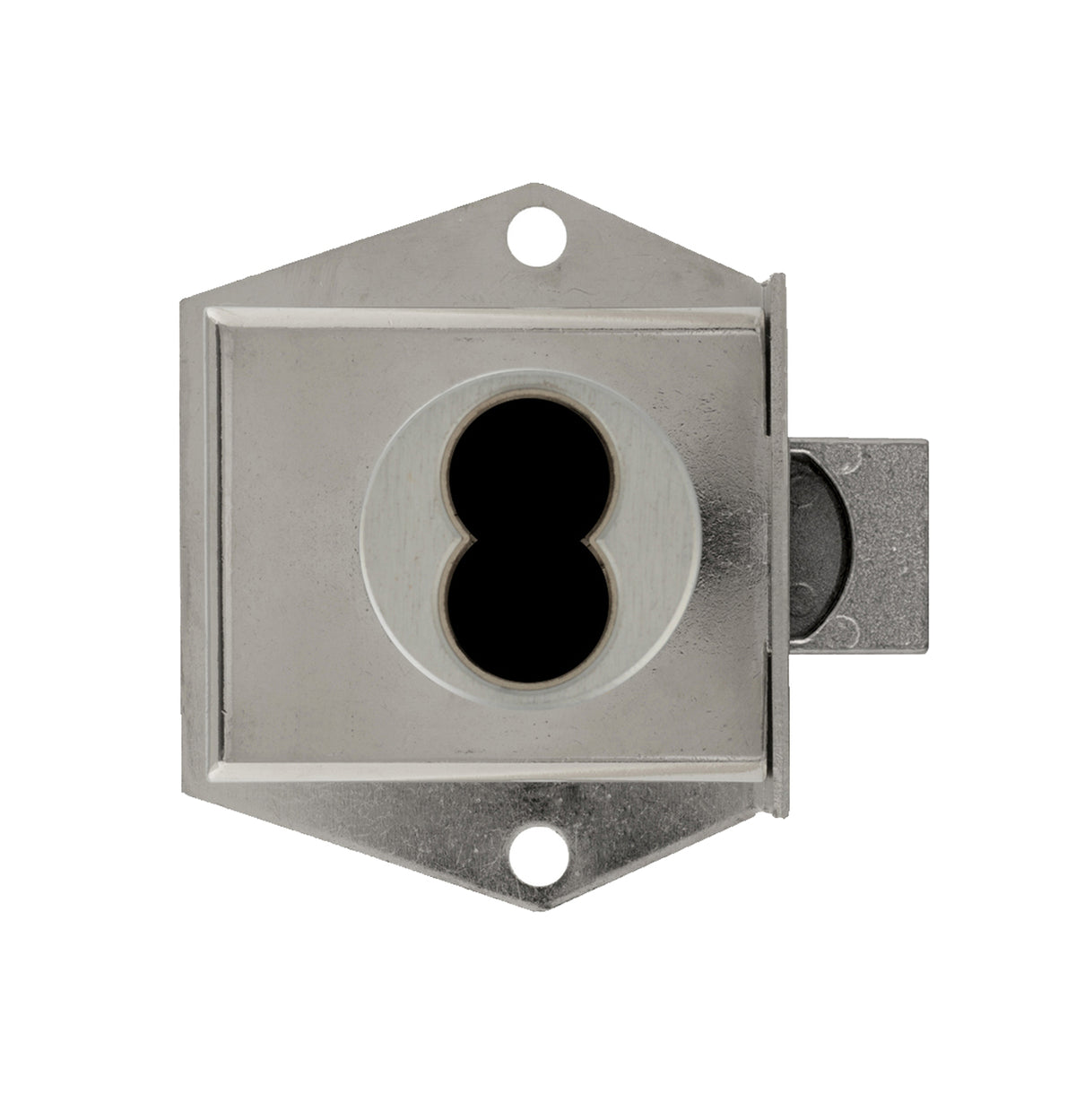 Olympus - 725M - IC Core Mortise Deadbolt Cabinet  Door Lock - BEST SFIC - 1-3/8" to Cylinder Length - Standard Length Bolt - Satin Chrome - Optional Handing - Grade 1 - UHS Hardware