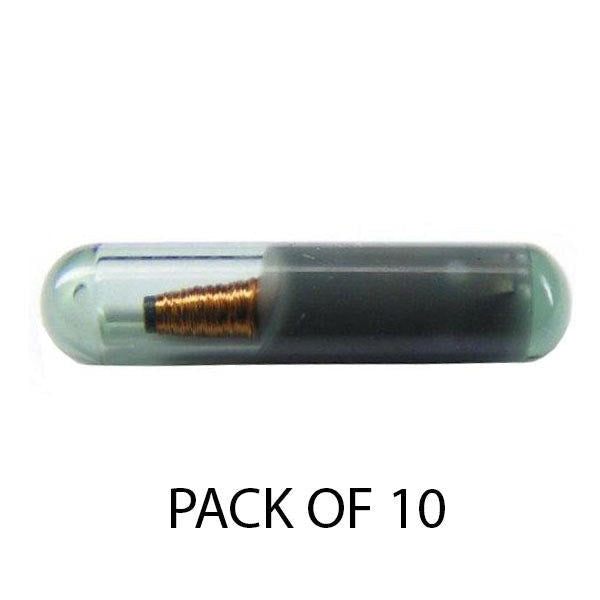 ID48 Glass Transponder Chip For Car Keys - Megamos Crypto Silca Compatible (Audi, VW, Honda)